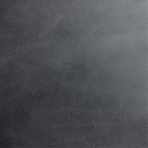 Büffelleder, Glattleder. Farbe Dunkelgrau. Stärke ca. 1,5 mm (L59-004)