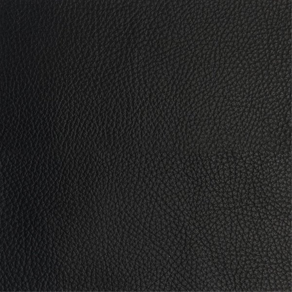 Rindleder, gedecktes Leder. Farbe Schwarz. Stärke ca. 1,3 mm (L79-036)