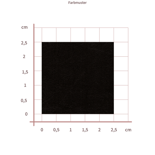 Blankleder / Anilinleder. Leicht geölt. Farbe Schwarz. Stärke ca. 5,5 – 6,0 mm (L67-001)