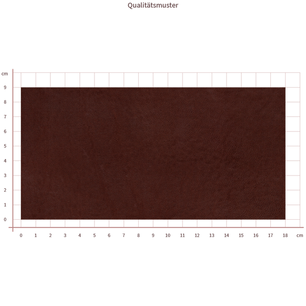 Blankleder / Geschirrleder, Anilinleder. Farbe Rehbraun. Stärke ca. 3,5 – 4,0 mm (L64-004)