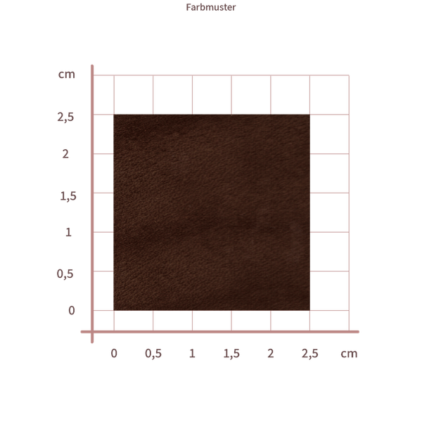 Blankleder / Anilinleder. Leicht geölt. Farbe Dunkelbraun. Stärke ca. 5,5 – 6,0 mm (L67-002)